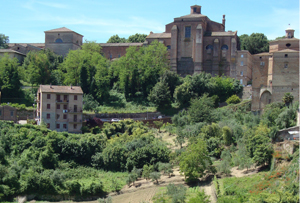Siena: orti nei pressi della chiesa di S. Caterina